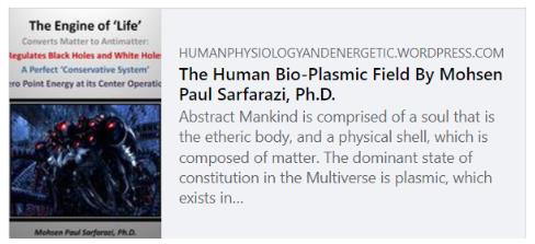 Human bio-plasmic field